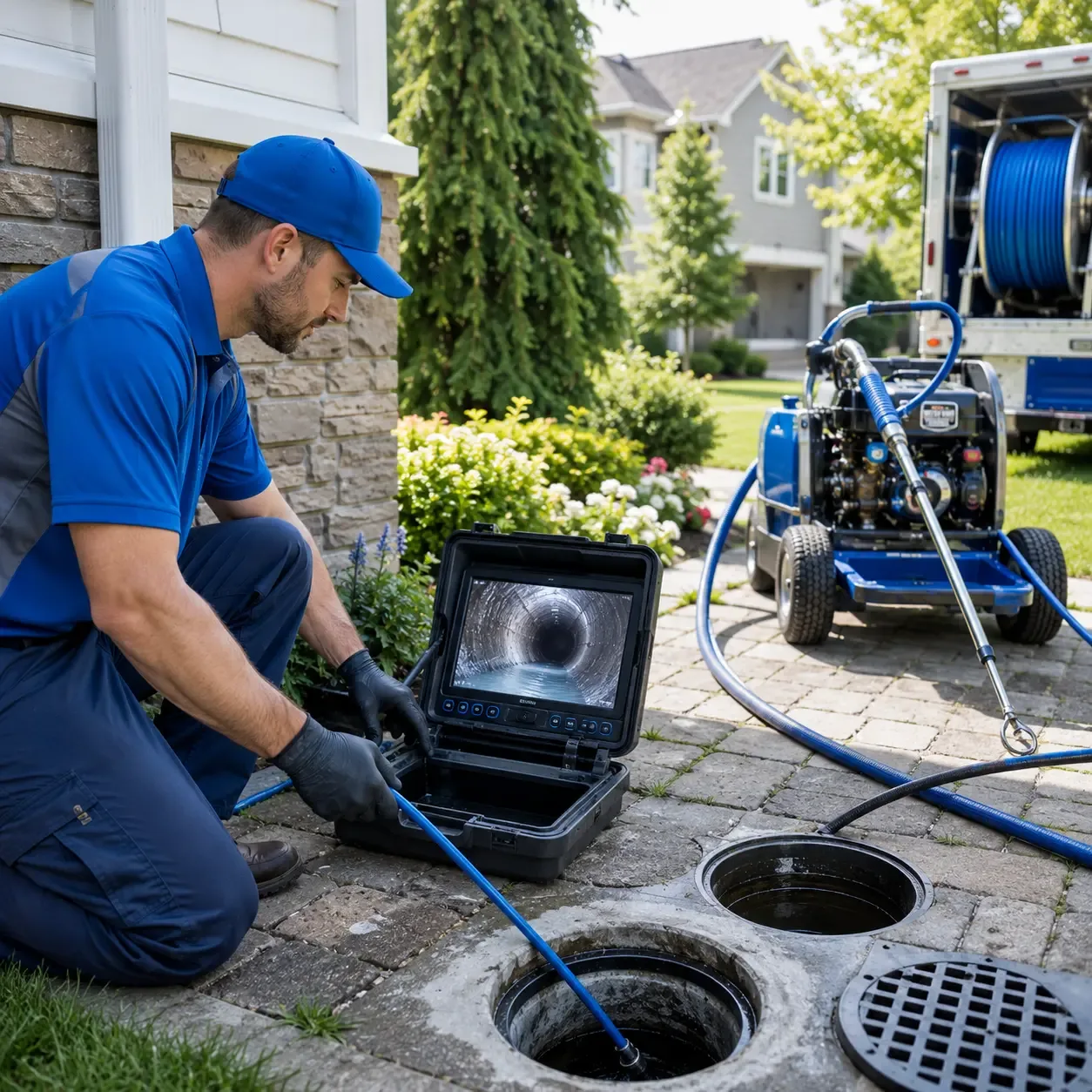 Outdoor drain cleaning professionals serving Evans, WA